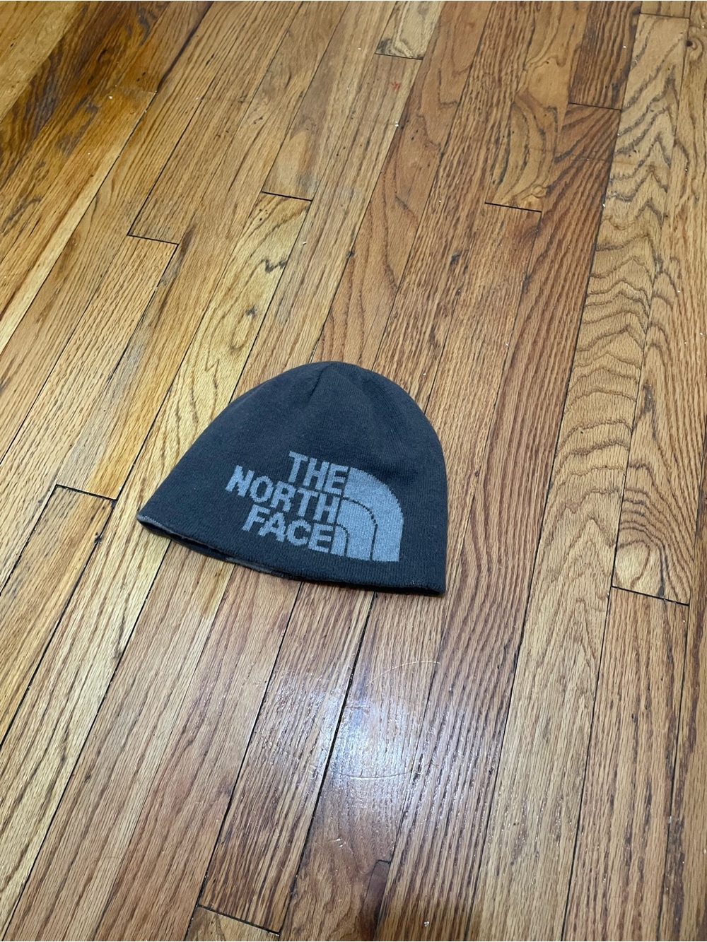 The North Face Dark Gray Logo Beanie